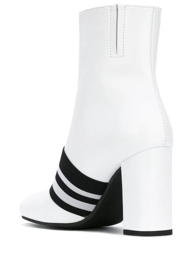 Shop Gcds Logo Stripe Ankle Boots