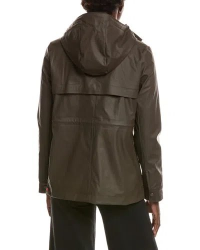 Hunter Abbey Rubberized Short Rain Jacket In Multi