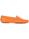 TOD'S classic studded sole loafers,SUEDE100%