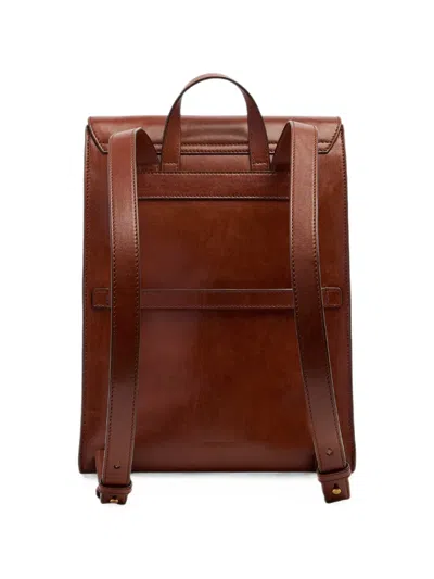 The Bridge Leather Backpack In Brown