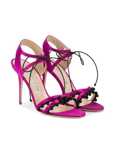 Shop Manolo Blahnik Esparra Sandals In 333