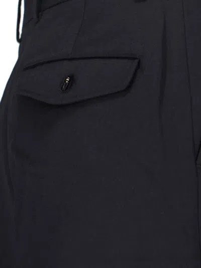 Tonywack Wool Blend Pants In Blue