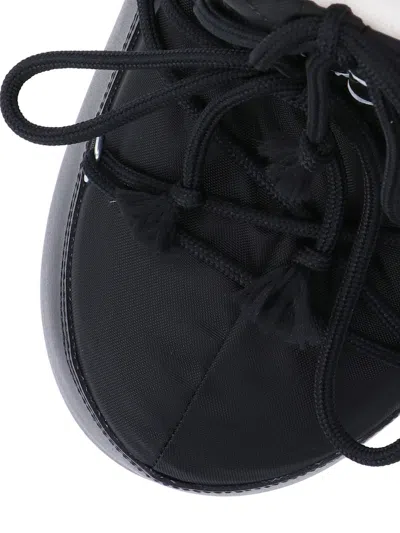 Moon Boot Stivale Icon Low Nero In Nylon In Black