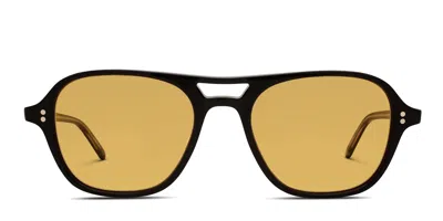Garrett Leight Doc Sun Black In Black