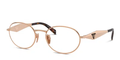 Prada Full Frame Plain Mirror In Gold