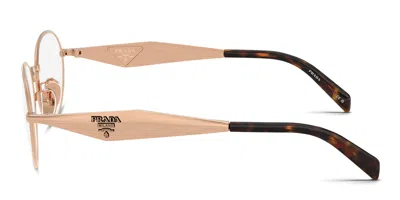 Prada Full Frame Plain Mirror In Gold