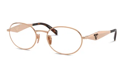 Prada Full Frame Plain Mirror In Gold
