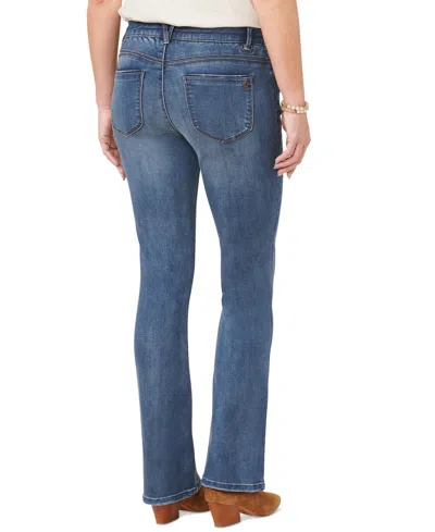 Democracy Petite "ab"solution Luxe Touch Itty Bitty Bootcut Jeans In Blue