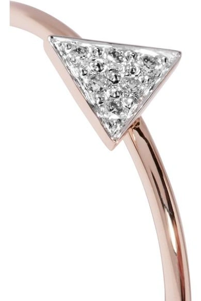 Shop I+i 14-karat Rose Gold Diamond Ring