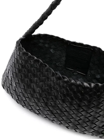 Dragon Diffusion Leather Shoulder Bag In Black