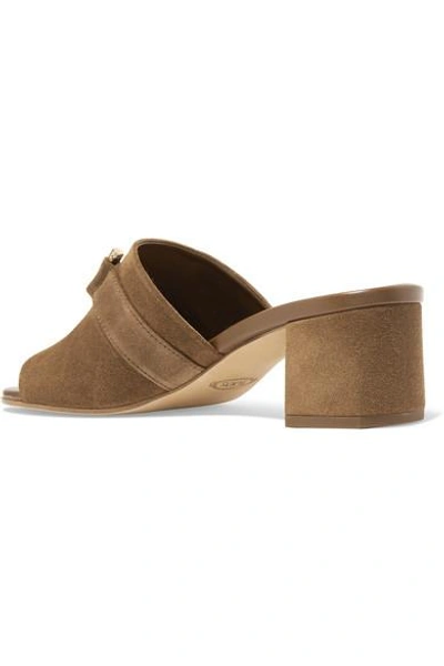 Shop Tod's Suede Mules