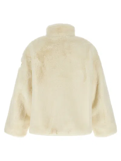 Tatras Plush Polyester Jacket In Neutral
