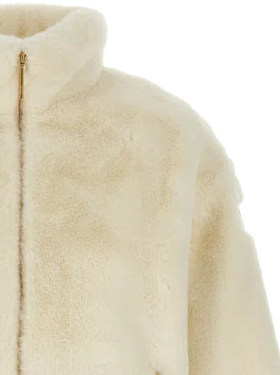 Tatras Plush Polyester Jacket In Neutral