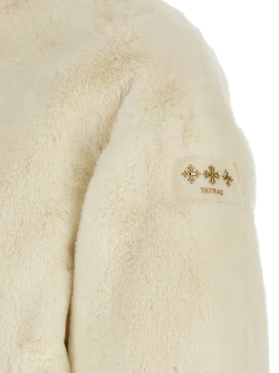 Tatras Plush Polyester Jacket In Neutral