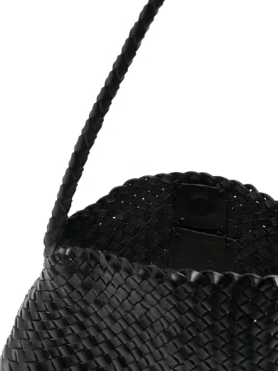 Dragon Diffusion Leather Shoulder Bag In Black