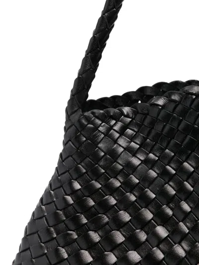 Dragon Diffusion Leather Shoulder Bag In Black