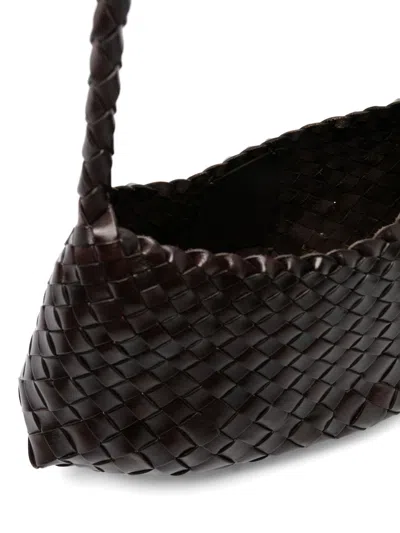 Dragon Diffusion Leather Shoulder Bag In Brown