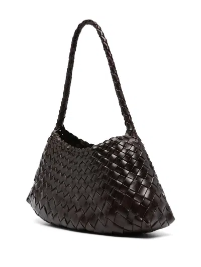 Dragon Diffusion Leather Shoulder Bag In Brown