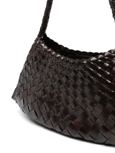 Dragon Diffusion Leather Shoulder Bag In Brown