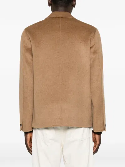 BUTTON-UP PATCH-POCKET JACKET