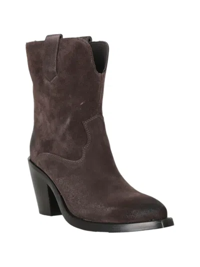 Ash Jester Suede-finish Ankle Boots In Multi