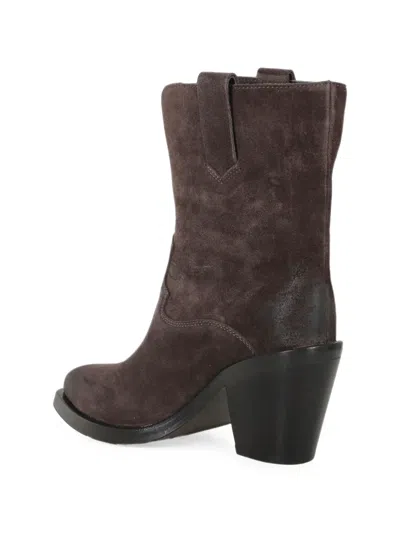 Ash Jester Suede-finish Ankle Boots In Multi
