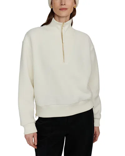 Varley Jaylin Half Zip Fleece Pullover In Orange
