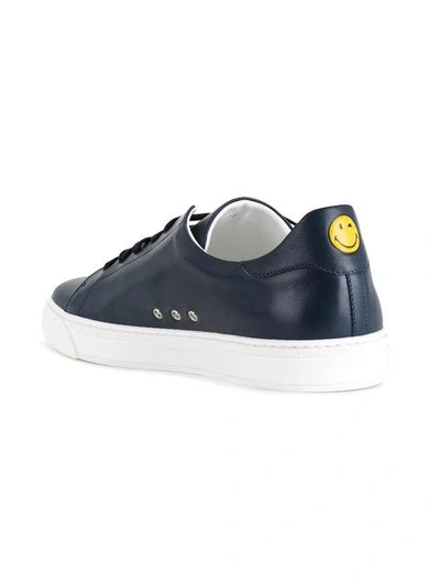 Shop Anya Hindmarch Smiley Trainers