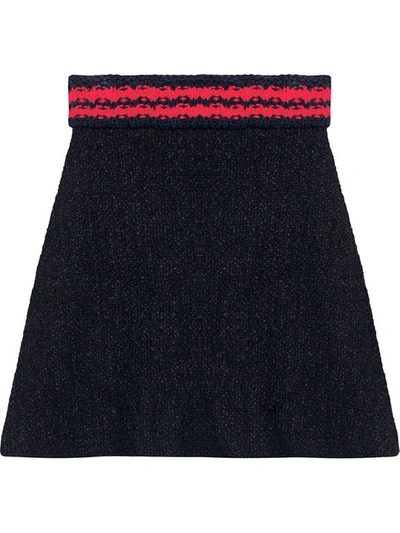 Shop Gucci Tweed Skirt