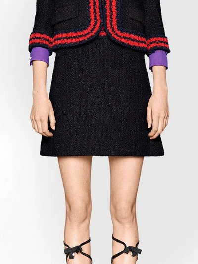 Shop Gucci Tweed Skirt