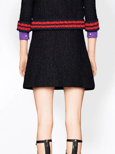 Shop Gucci Tweed Skirt