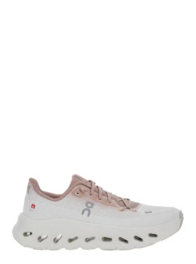 On Cloudtilt Tech Fabric Cushied Sole Sneakers In White