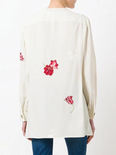 Shop Ferragamo Tulip Print Tunic