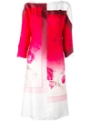 FERRAGAMO mid-length angular floral dress,66958712028518