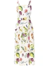 ADAM LIPPES botanical print dress,DRYCLEANONLY