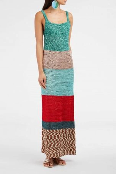 Missoni Color-block Crochet-knit Maxi Dress