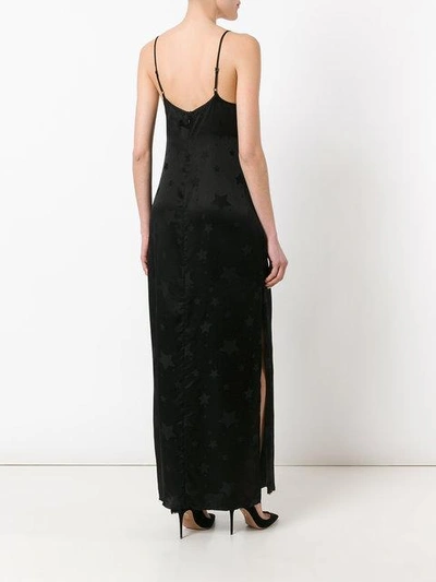 Shop Rta Star Print Slip Dress - Black
