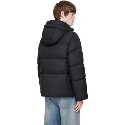 Off-white Black Patch Arrow Down Jacket In Black