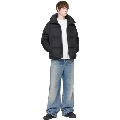 Off-white Black Patch Arrow Down Jacket In Black