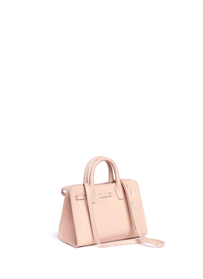 Shop Mansur Gavriel 'mini Mini Sun' Leather Bag