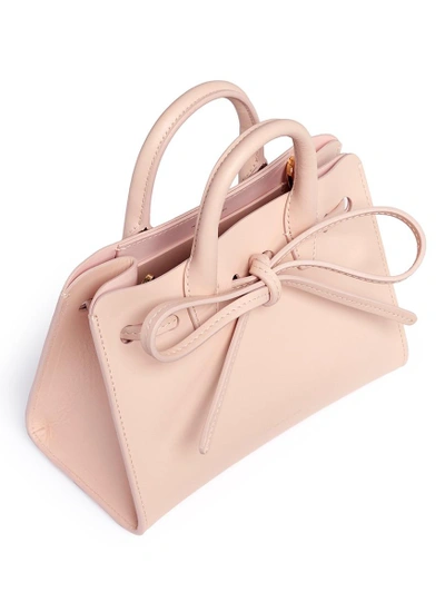 Shop Mansur Gavriel 'mini Mini Sun' Leather Bag