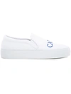 JOSHUA SANDERS JOSHUA SANDERS CAPRI SLIP-ON SNEAKERS - WHITE,10078CAW11981854