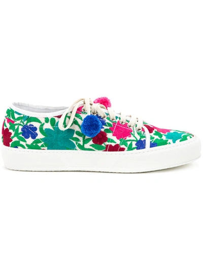 Joshua Sanders Airoa Lace-up Sneakers In Multicolour