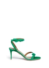 AQUAZZURA 'Passion' knotted bow suede sandals