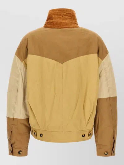 Isabel Marant Étoile Patchwork Oversized Jacket In Neutral