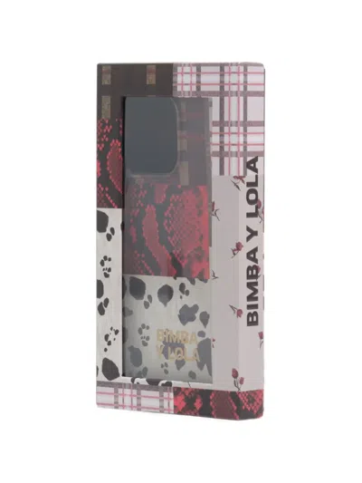 Bimba Y Lola Python Patchwork Iphone 15 Pro Max Rigid Case In Multi