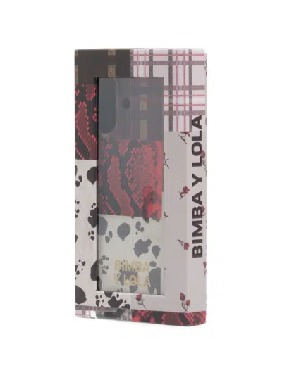 Bimba Y Lola Python Patchwork Iphone 16 Rigid Case In Multi