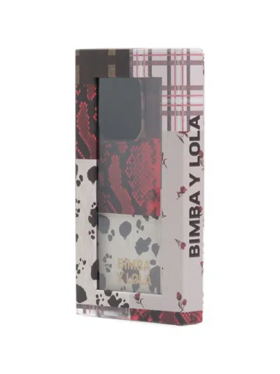 Bimba Y Lola Python Patchwork Iphone 15 Pro Rigid Case In Multi