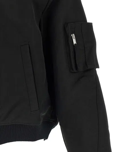Thom Krom Zip-up Bomber Jacket In Black