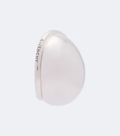 Givenchy Sculpt Earrings In Silver